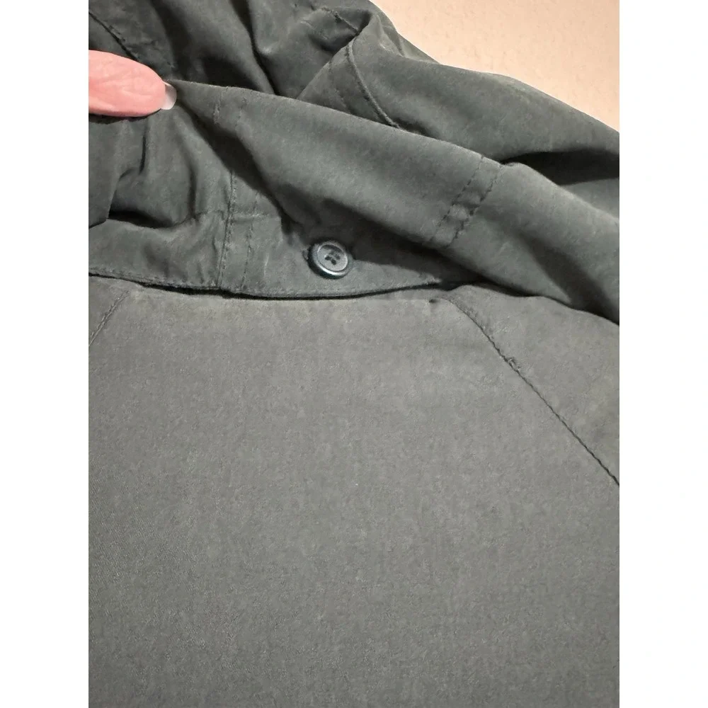 Y2K‎ Vintage Outbrook Womens Green Chore Coat L Full Zip & Button Vented
